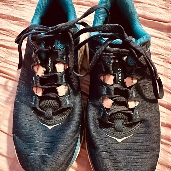 Hoka Women's Gaviota 3 Sneakers- Navy, teal, light pink
(Bundle to save!) - Picture 3 of 9